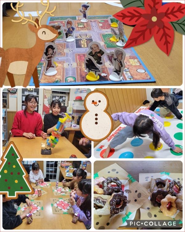 ht430034 クリスマスパーティーウィーククラスごとに毎日しています。みんな楽しみにしているイベントです。