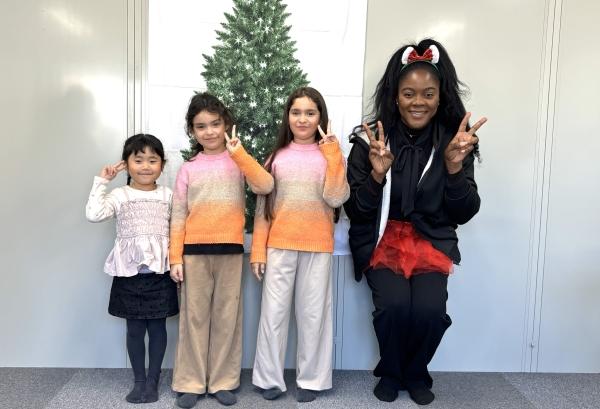 ht232329 発表会＆パーティin 2025今年はジャマイカ出身の先生を招いて、楽しいひと時を過ごしました。