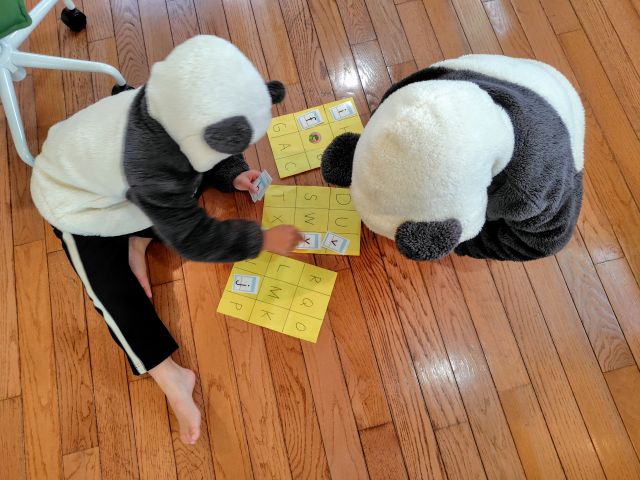 かわいいレッスン風景