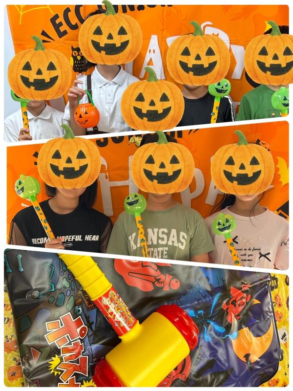 ht300430 ハロウィンパーティーではポカスカハンマーやゲームを楽しみます。trick or treatもあります。