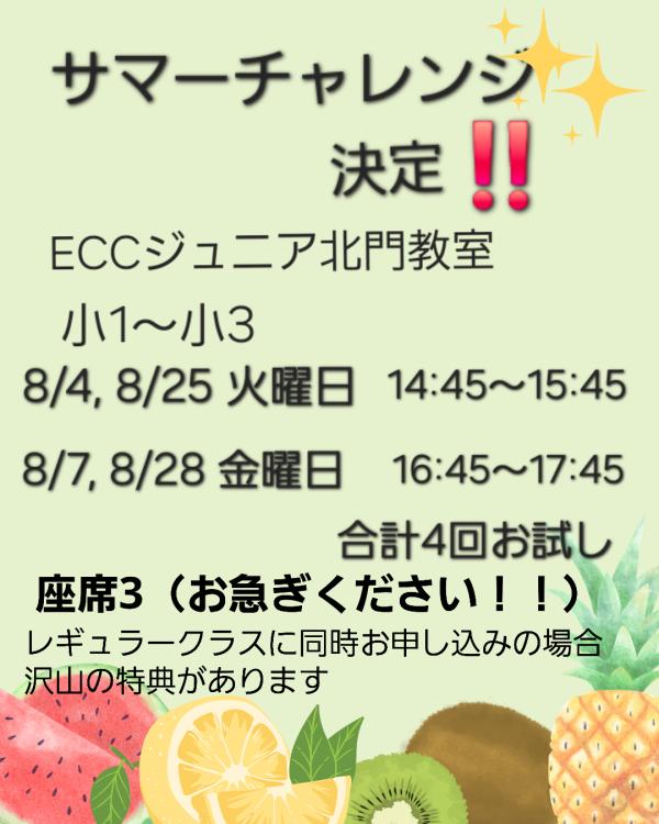 サマーチャレンジ