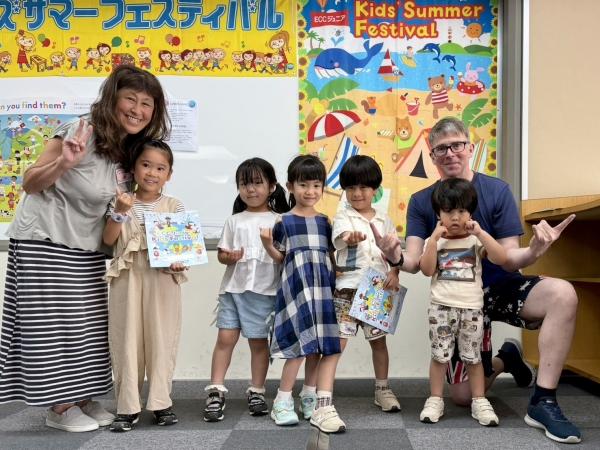 ECCジュニア幕張西１丁目で開催したキッズサマーフェスティバルの様子