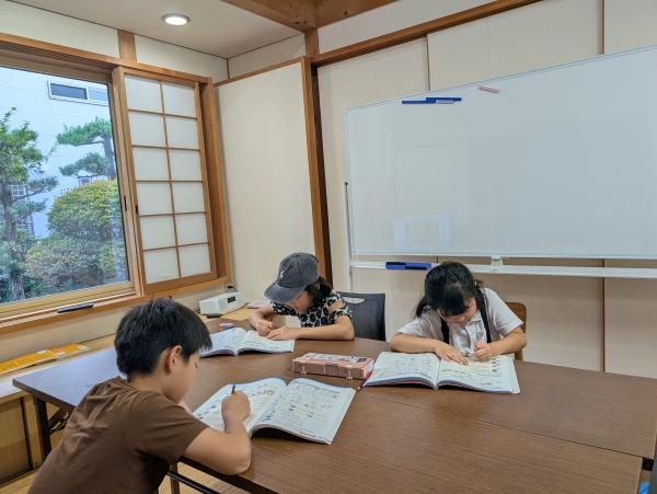 熊本市中央区渡鹿にあるECCジュニア渡鹿3丁目教室の様子