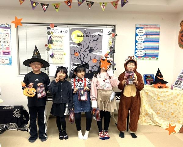 ECCジュニア桜川3丁目教室で開催したハロウィンイベントの様子