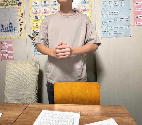 スピーチ練習が、学校の英語面接にもつながった！